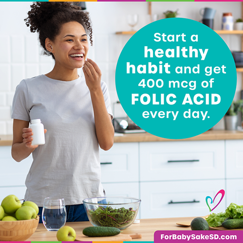 Start a healthy habit and get 400 mcg of folic acid every day