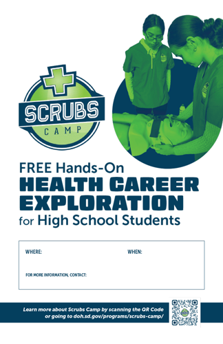 Download the Scrubs Camp Customizable Poster (11x17)