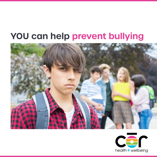 You can help prevent bullying
